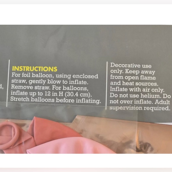 2 Foil + Latex Love Script Balloon Pack Assorted Pinks -Spritz 2 kits for $6.00 - Picture 6 of 8